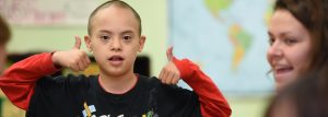 young guest learning at People Serving People